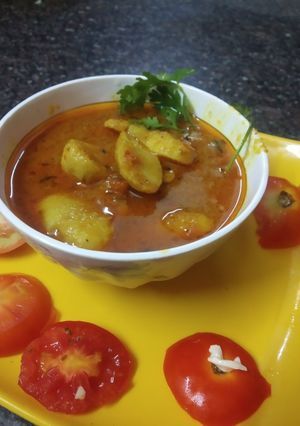 अरबी की सब्जी (arbi ki sabji recipe in Hindi) रेसिपी मुख्य फोटो
