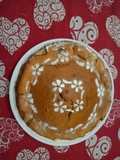 Torta con succo d'arancia e gocce di cioccolato