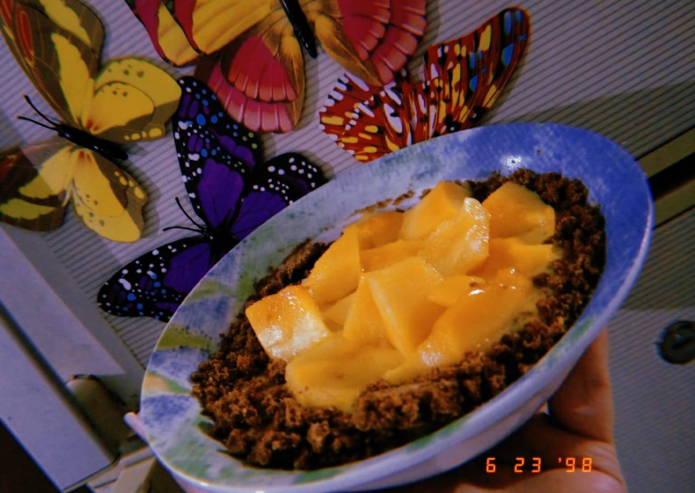 Mango custard