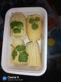 Boiled coconut cream maize