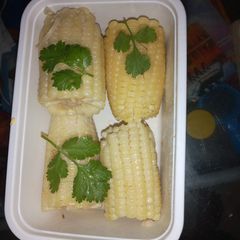 A picture of Boiled coconut cream maize.