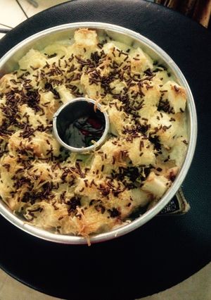 Foto resep Pudding roti Susu