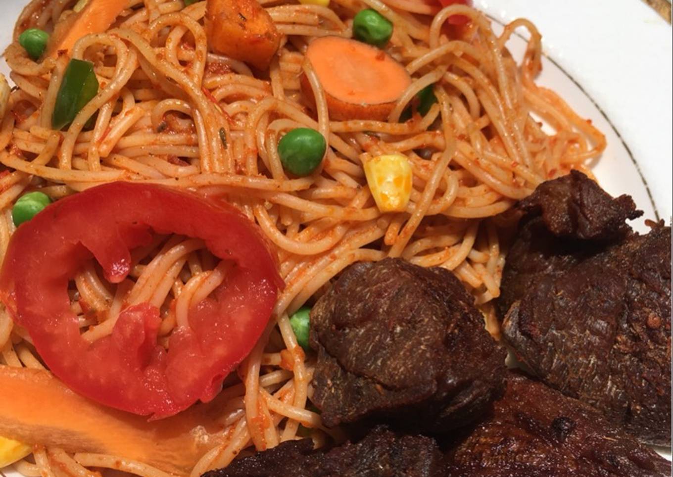 Jollof pasta