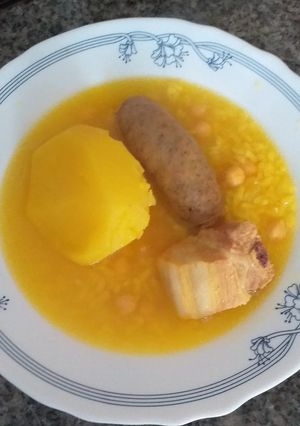 Una foto de Arroz caldoso