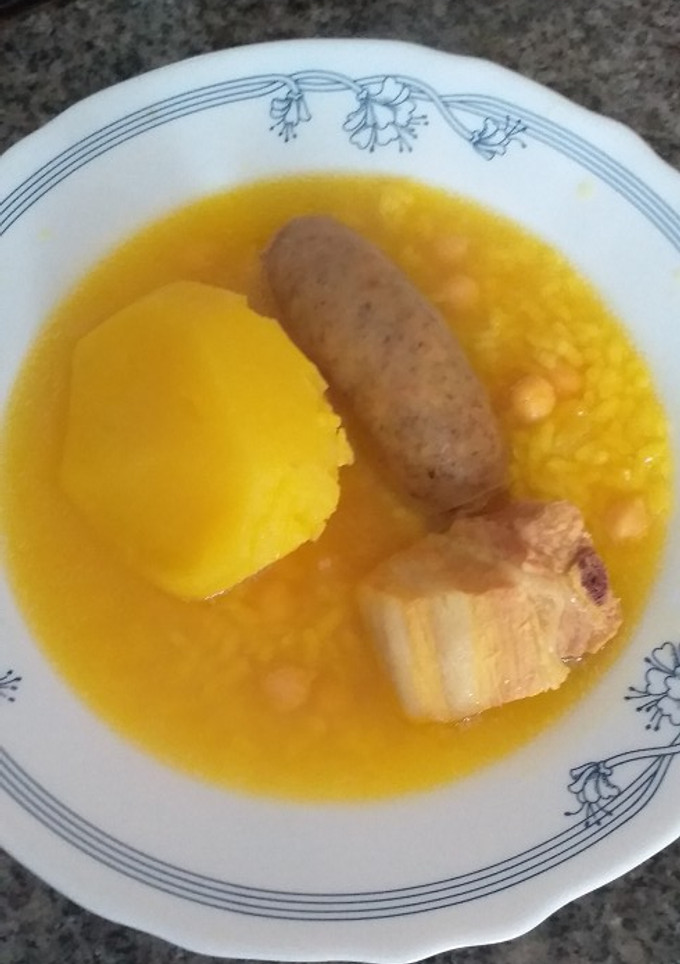 Una foto de Arroz caldoso