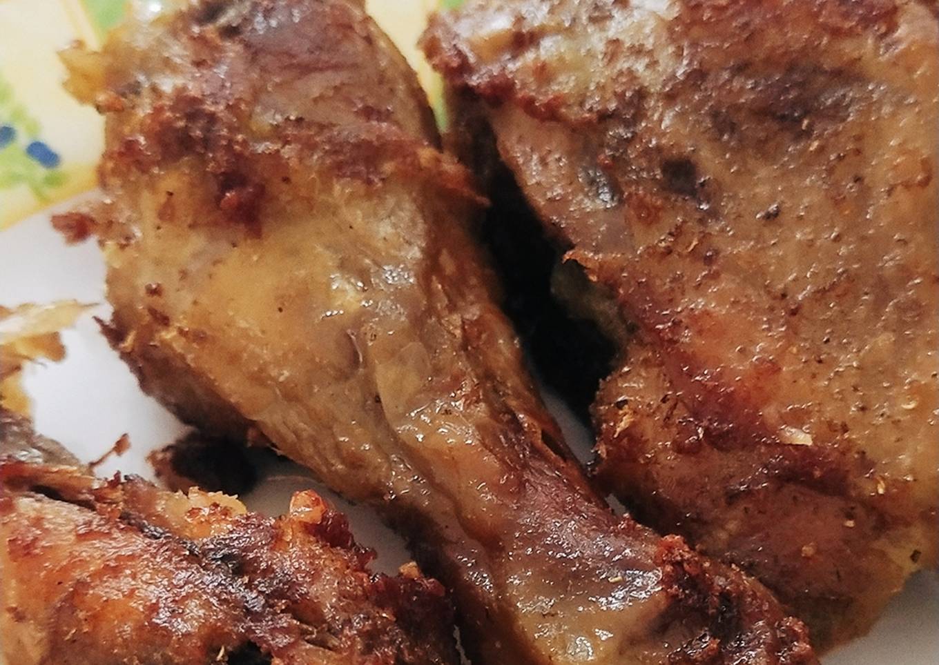 Ayam Goreng Bumbu Kuah Kuning