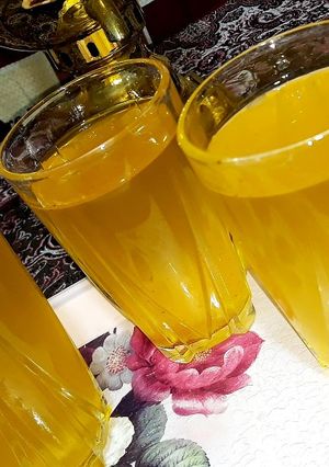 عکسی از دستور شربت زعفران😋😋