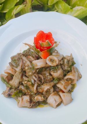 Foto resep Cumi sambel ijo