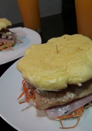 Una foto de Pan de Sándwich sin harina! 😊