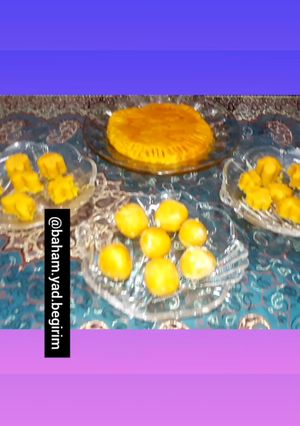 عکسی از دستور حلوا تَرک دست پخت مهسا 🤩