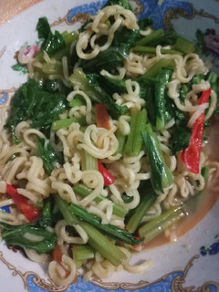 Foto resep Oseng sawi mie