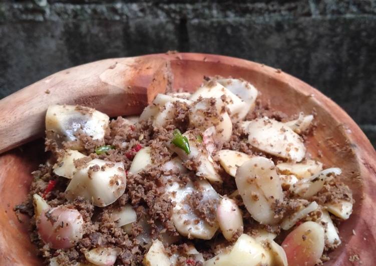 Bahan meracik Salak plik&#39;u khas Aceh, Bisa Manjain Lidah