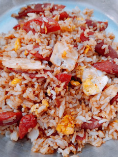 Foto resep Nasi goreng sosis kilat