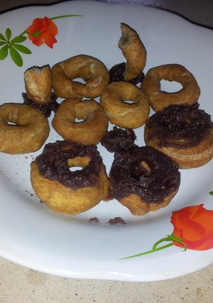 Foto resep Donat selai kacang merah