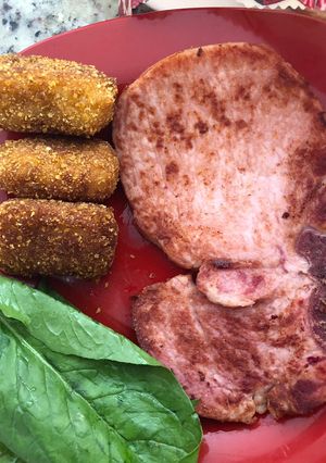 Una foto de Croquetas de arroz