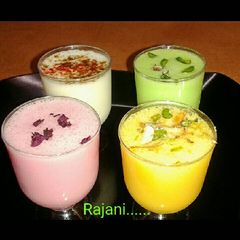 A picture of Multi flavour Lassi.