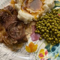A picture of Slow Cooker French Onion Pot Roast.