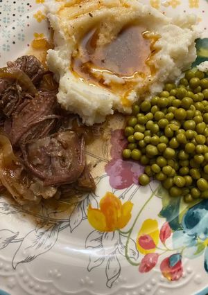 A picture of Slow Cooker French Onion Pot Roast.