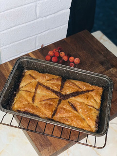 Una foto de Baklava turco o árabes a mi manera