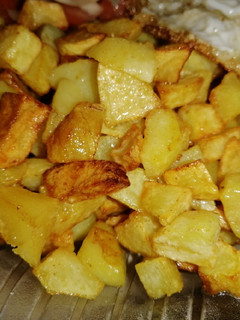 Una foto de Papas Fritas en cubos