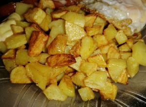 Una foto de Papas Fritas en cubos