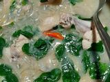 Spicy Sotanghon Chicken Soup with Malunggay