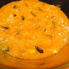 A picture of Suji Halwa.