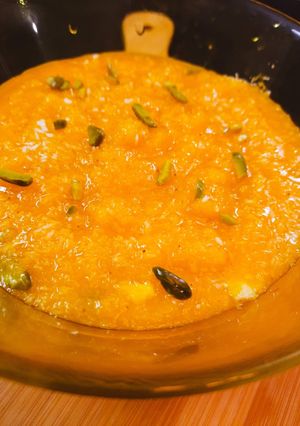 A picture of Suji Halwa.