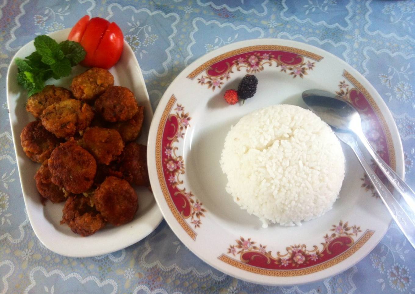 Perkedel daging cincang 