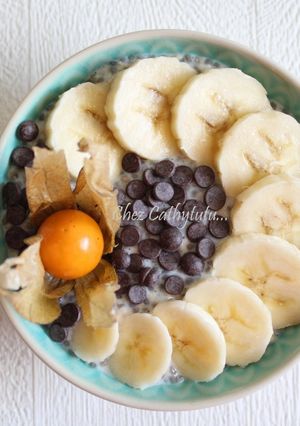 Une photo de Over night pudding aux flocons d'avoine