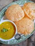 Mini puri with Aloo ki tarkari