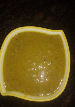 A picture of Choliya dal.