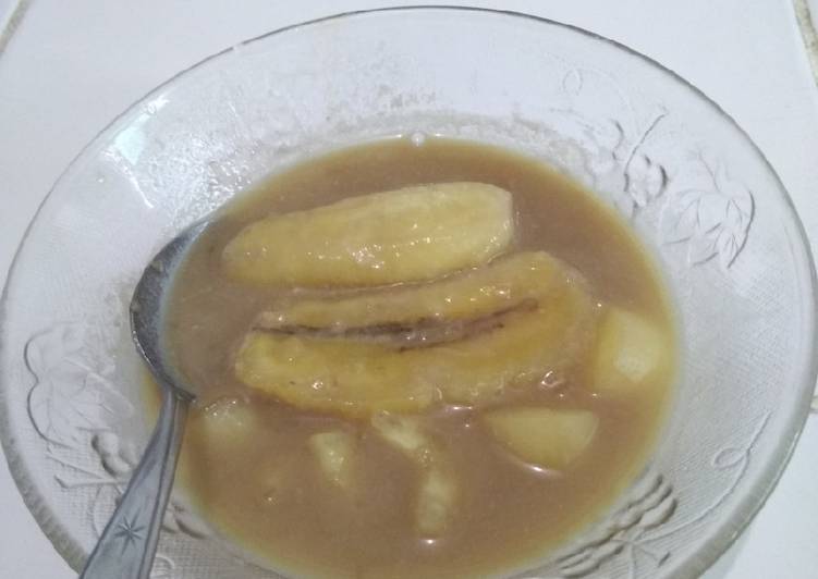 Kolak pisang sederhana