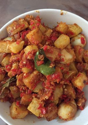 Foto resep Sambal goreng kentang