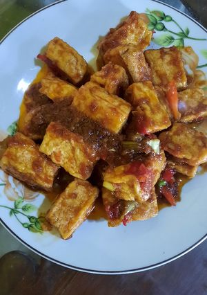 Foto resep Oseng tahu kecap pedas
