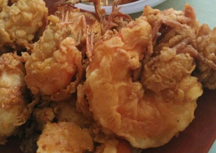 Cara Gampang Membuat Udang Cumi rendam susu crispy gurih tanpa msg Anti Gagal