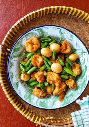 Foto resep Tumis Buncis Tahu Telur Puyuh