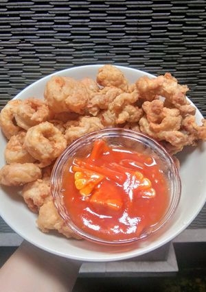 Foto resep Asam Manis + Udang Cumi Krispy