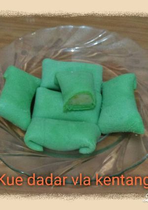 Foto resep Kue dadar vla kentang