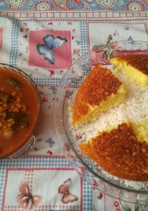 عکسی از دستور خورشت بامیه