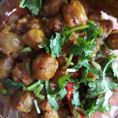 A picture of Chole masala.