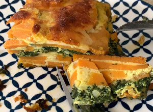 Una foto de Lasagna vegetariana