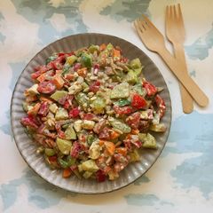 A picture of Pudina Curd 🥗 Salad 🥗.