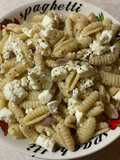 Makarounes with Onion and Feta Cheese