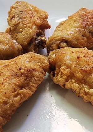รูปของ ปีกไก่ทอดคีโต