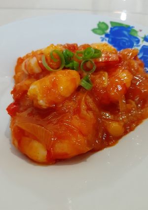 Foto resep Udang Asam Manis
