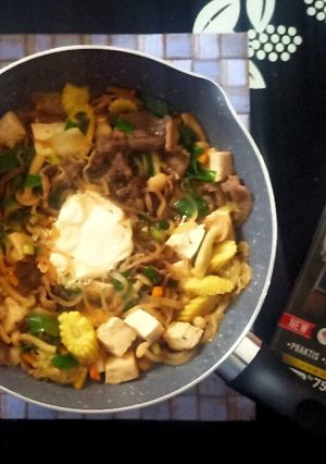 Foto resep Sukiyaki Set Ala Yoshinoya