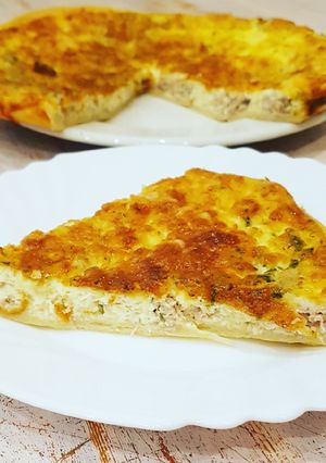 O poză a rețetei Quiche au thon/Tartă cu ton.