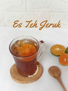 Foto resep Es Teh Jeruk
