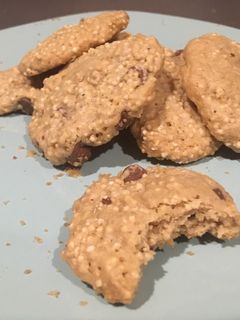 Una foto de Galletas de amaranto con chocolate